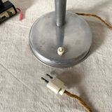 Art deco desk lamp in aluminum and sheet metal