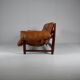 Mole sofa in leather by Sergio Rodrigues. 1960s Made in Brazil