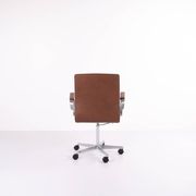 Oxford classic office chair - model 3291 - brown leather - Arne Jacobsen - Fritz Hansen