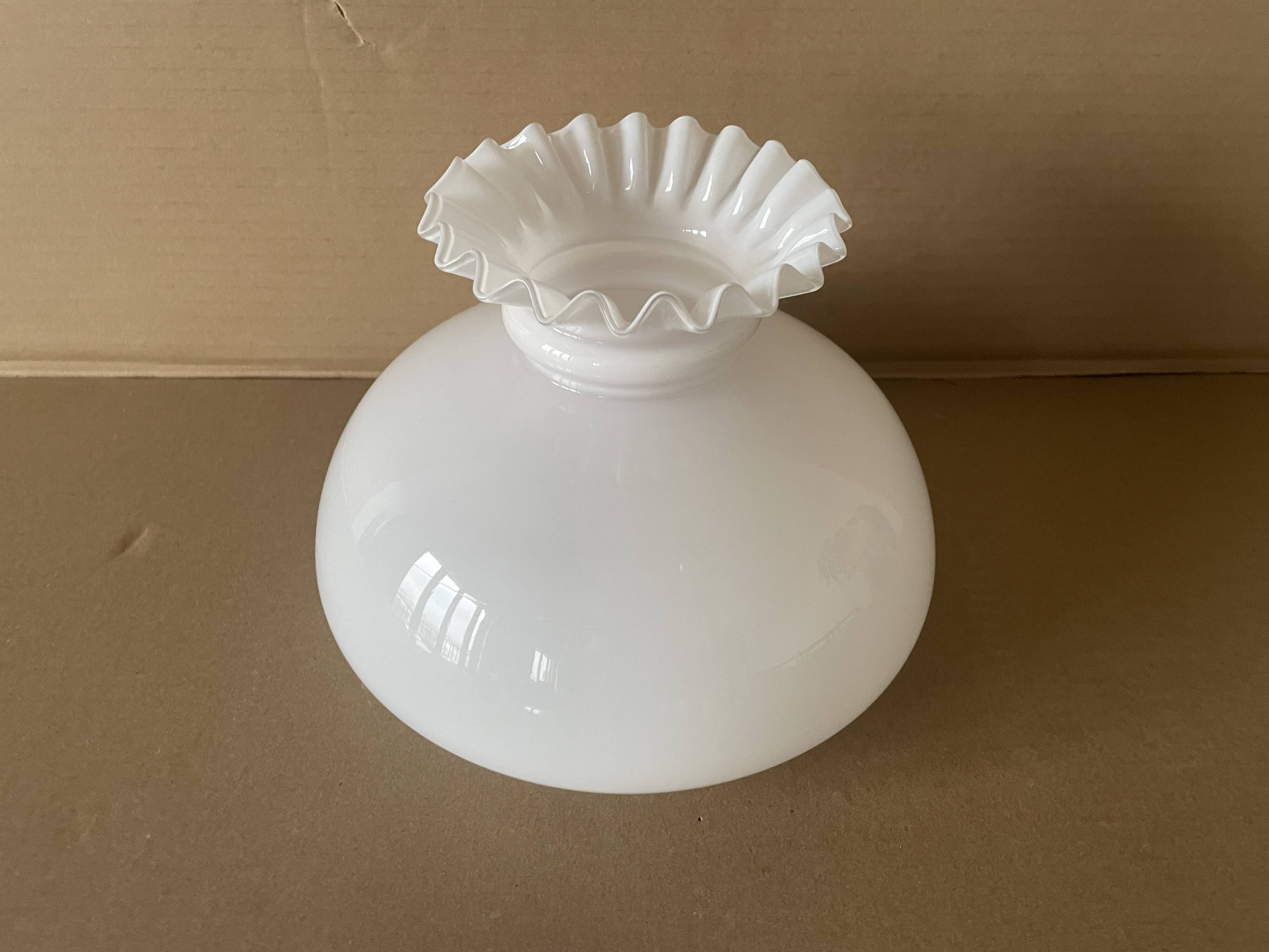 Antique opaline lampshade