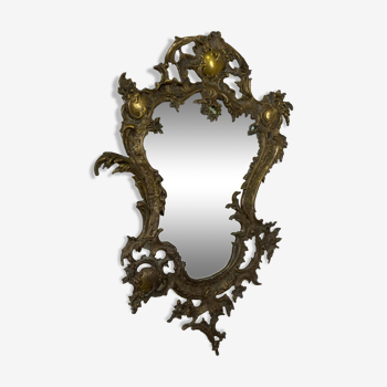 Old baroque mirror