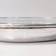 Plat à chevreuil en métal argenté avec cocotte en verre Pyrex de Sabattini, Italie