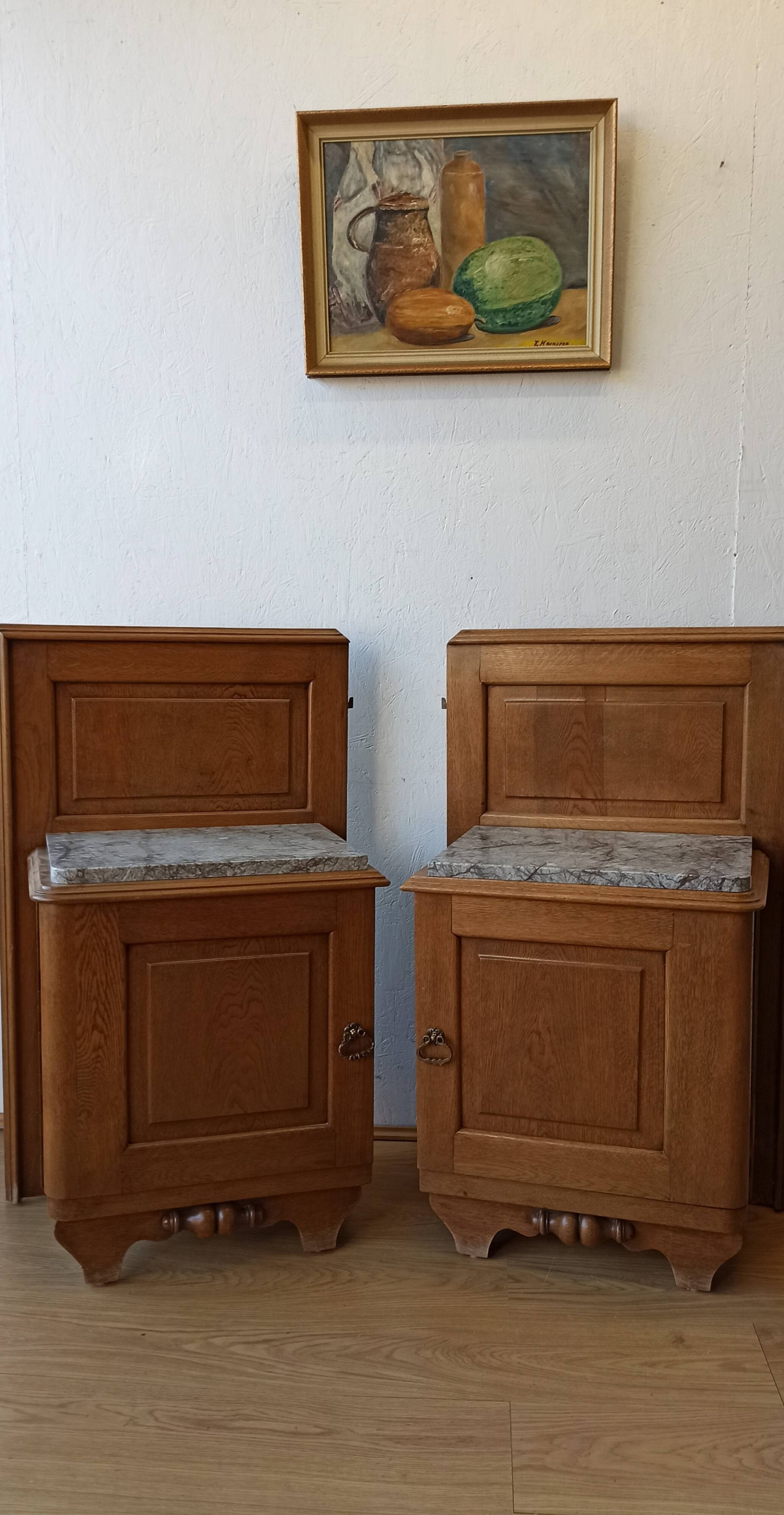 Pair of vintage bedside tables