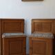 Pair of vintage bedside tables
