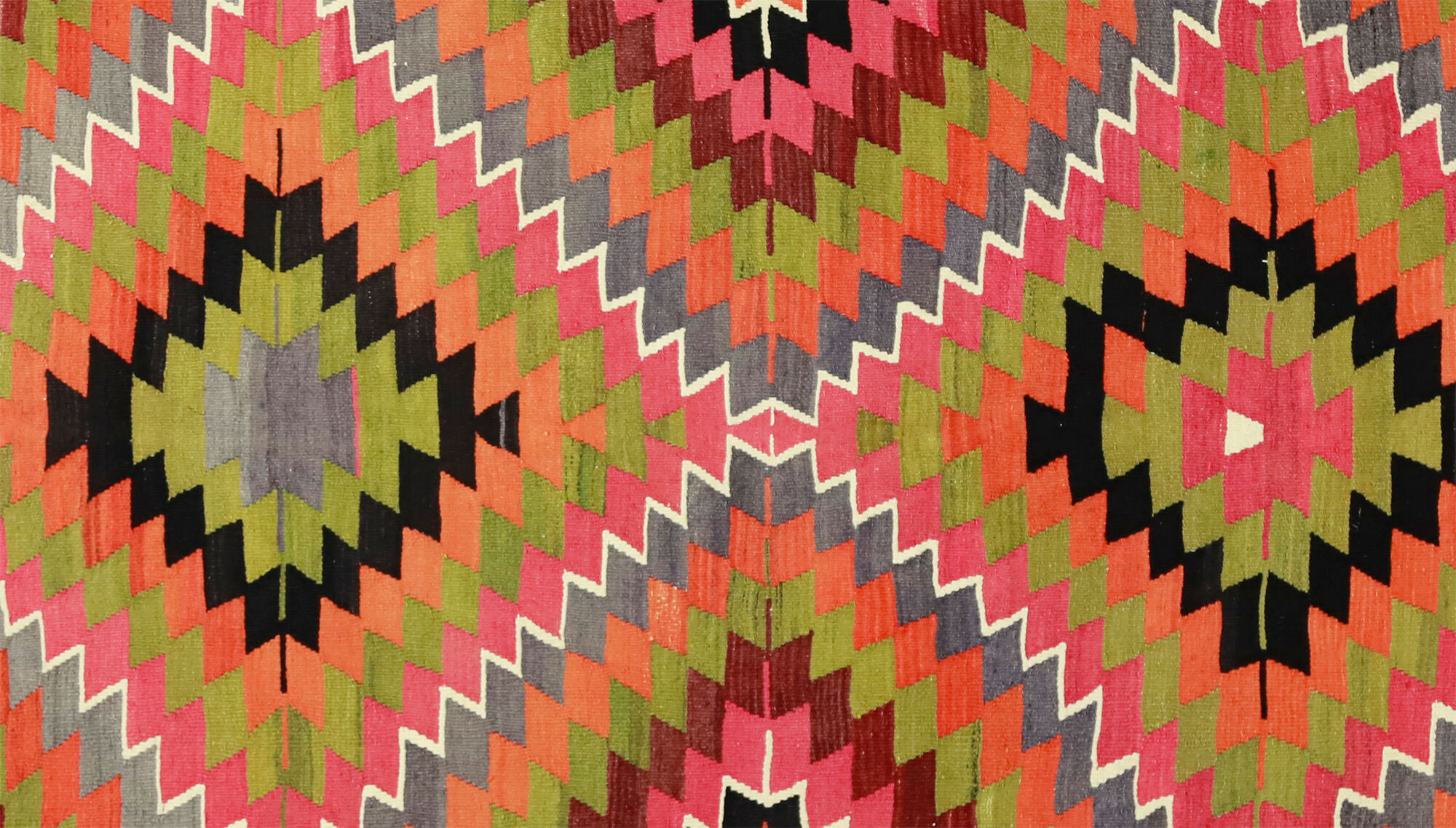 Anatolian handmade kilim rug 282 cm x 175 cm