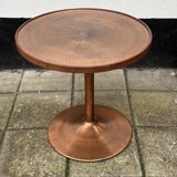 Mid Century Modern Copper Side Table