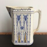 Pitcher Art Nouveau Villeroy & Boch Mettlach Germany Jugendstil 1900