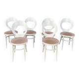 6 "Mouette" chairs by Baumann - 1960s/70s