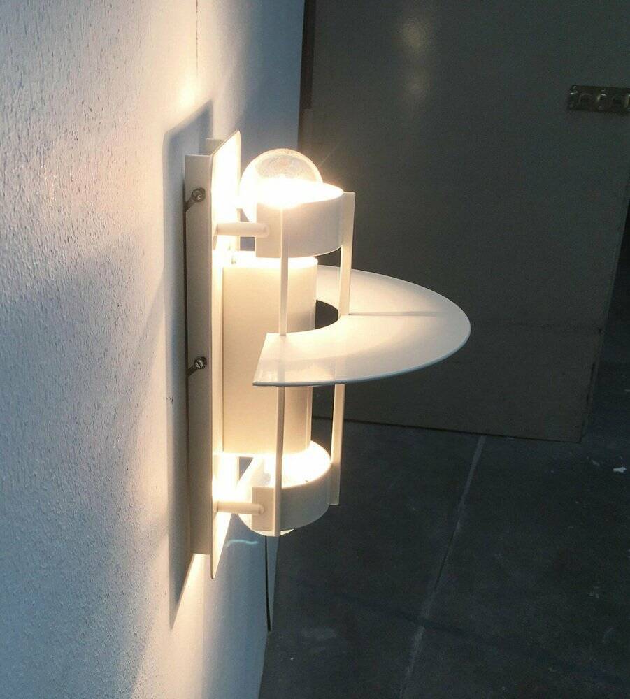 Mid-century modern Danish wall lamp Saturn by Joachim Lepper for Louis Poulsen, 1960s.