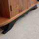 Small buffet or console in natural and black wood