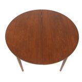 Scandinavian teak and oak dining table, Sweden, 1960s