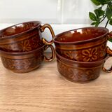 Set of 4 bistro cups