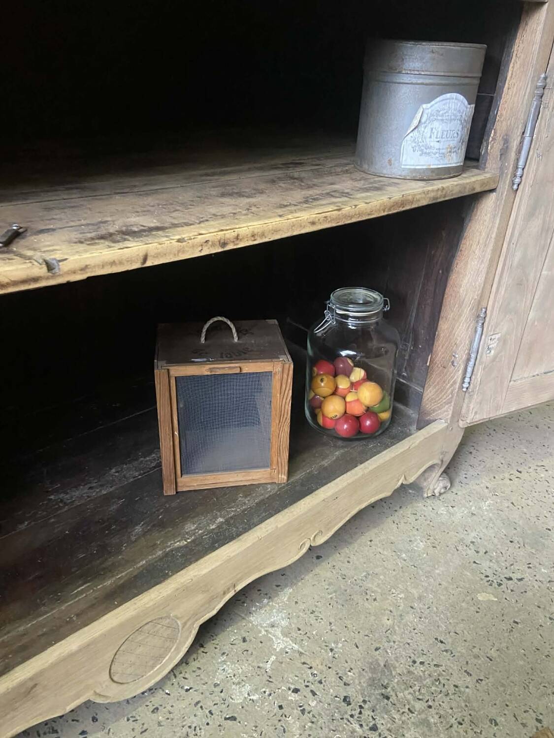 Large antique wooden dresser