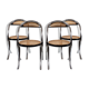 Set of 4 chairs Italy 1970