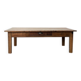farmhouse coffee table with drawer