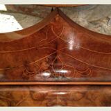 Psyché de table Charles X ronce de noyer XIXe
