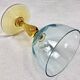 4 old two-tone George Sand wine glasses