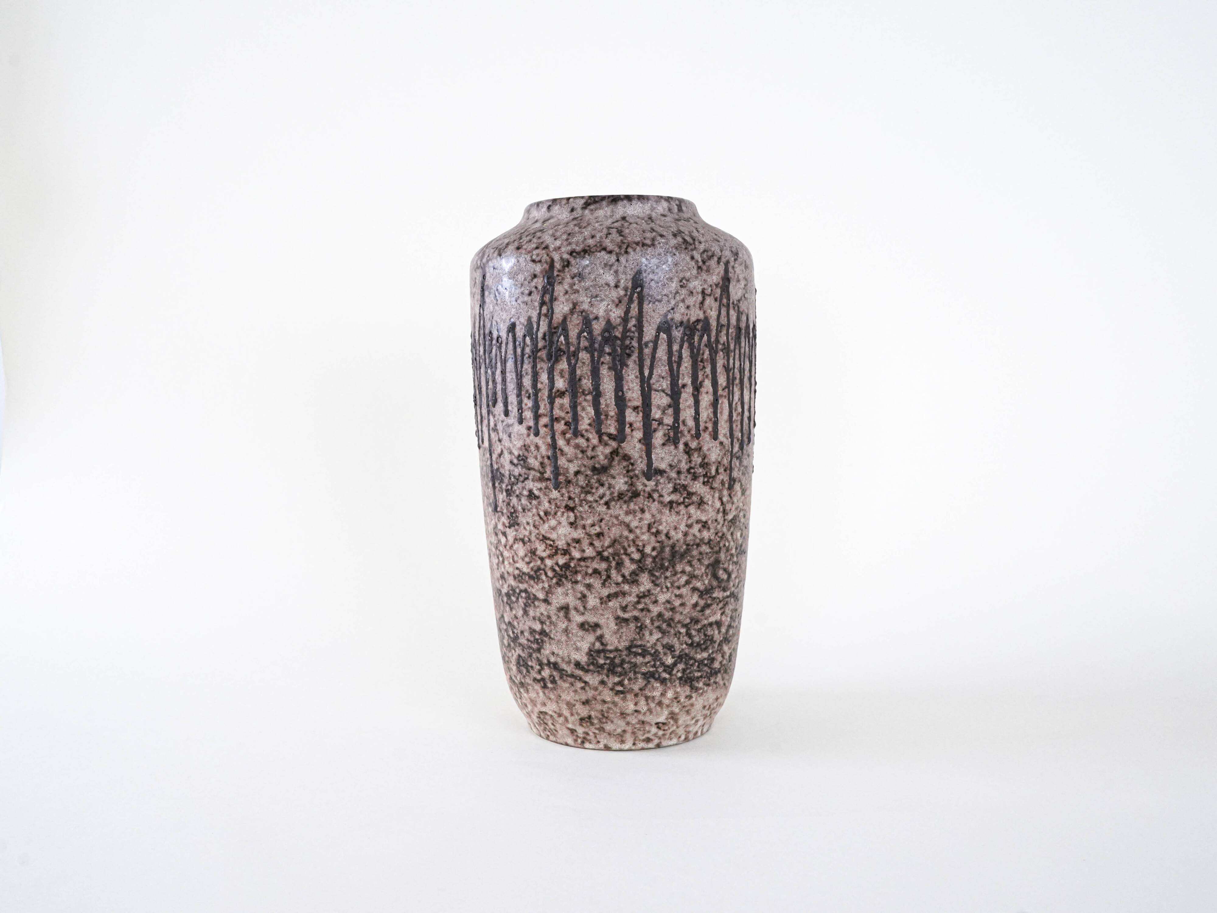 Ceramic vase, German design, 1960s, manufactured in West Germany