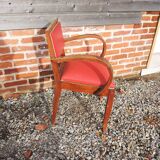 Old Bridge Armchair in Red Skai