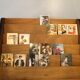 Vintage storage furniture, presentation counter
