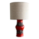 Unique West Germany ceramic lamp by Bhöhr