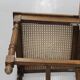 Paire de chaises cannées en bois