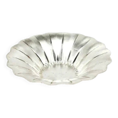 Plat Art Déco, en laiton argenté, WMF Ikora, Allemagne, années 1930