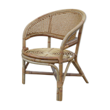 Children's armchair in rattan