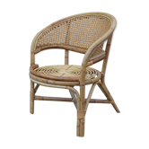 Children's armchair in rattan