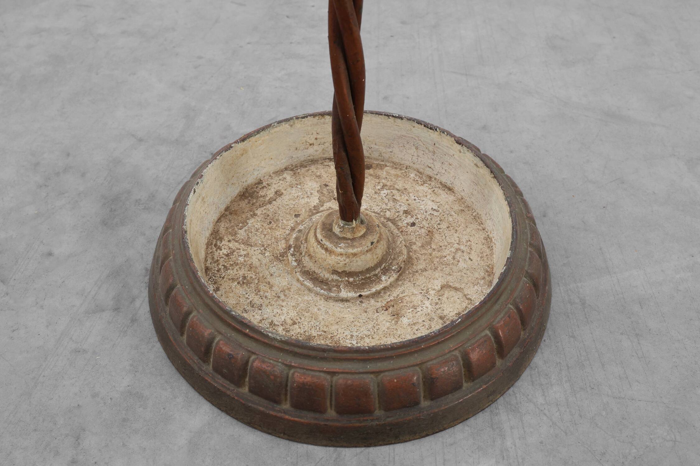 Antique cast iron umbrella stand, France ca. 1900