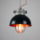 Vintage antracite industrial hanging light from TEP
