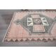 Vintage Turkish Oushak Wool Runner Handmade Wool Runner Rug 123x376
