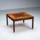 Table basse carrée en palissandre HMB Möbler Rörvik, Suède 1960