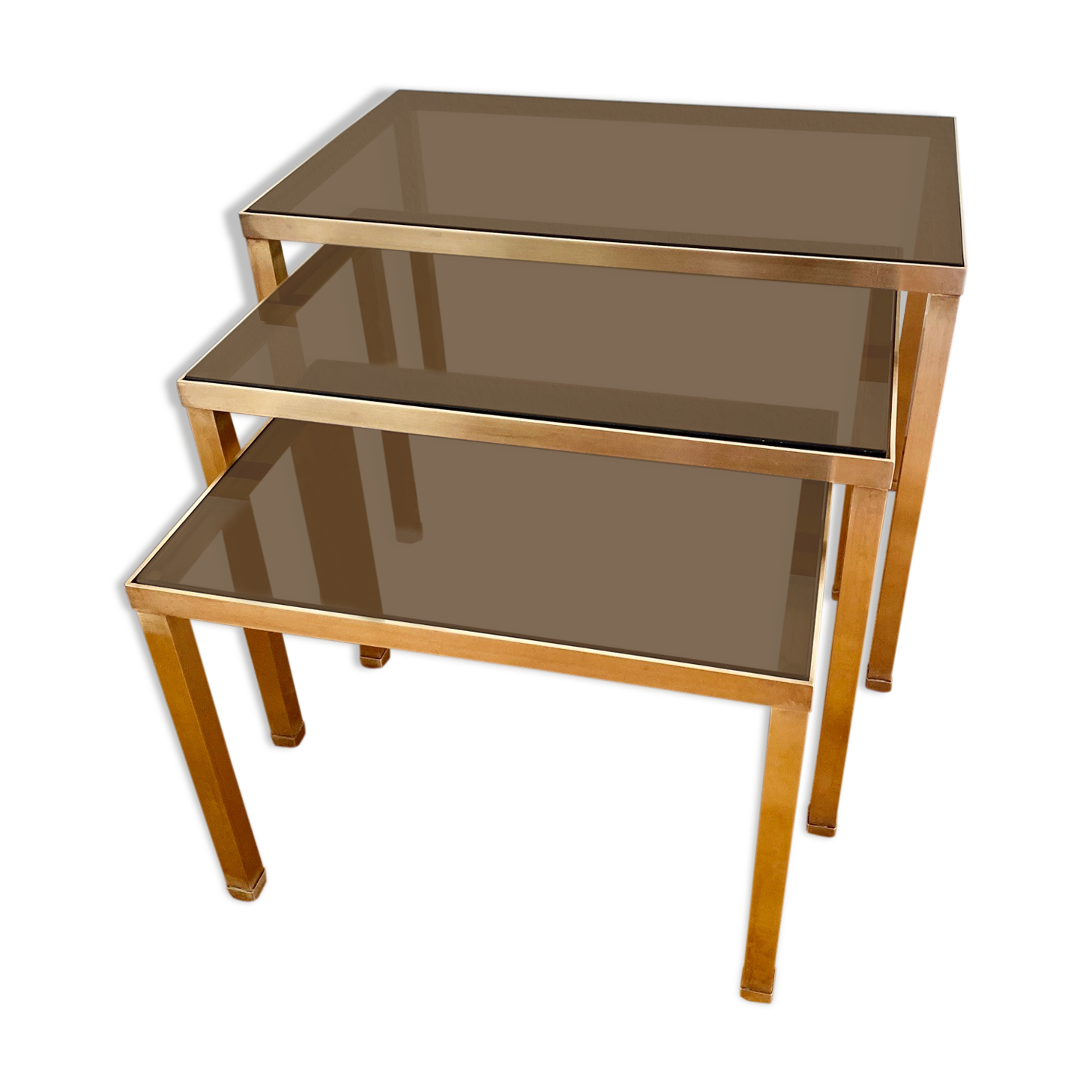 Brass pull out tables
