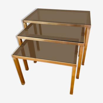 Brass pull out tables