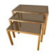 Brass pull out tables