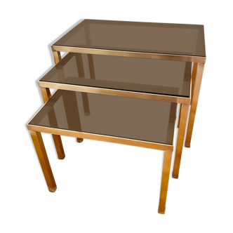Brass pull out tables