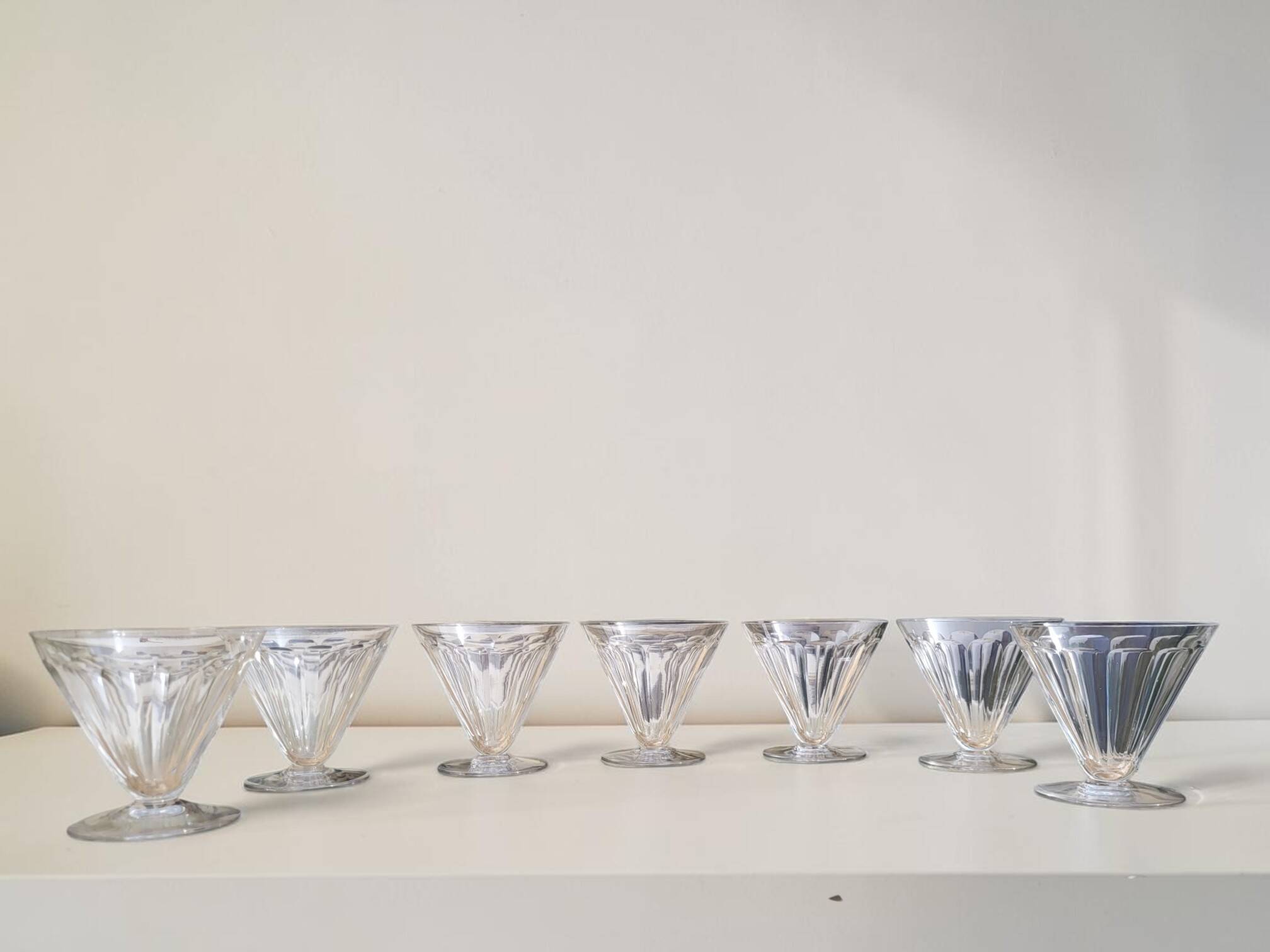 Baccarat - 7 water glasses model REX