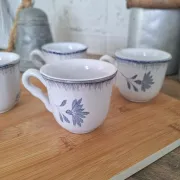 Blue coffee cup Niderviller 1970 - 1980