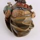 Antique holy water font with religious subject, Italy, 20th century.