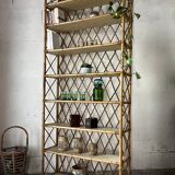 Large rattan bookcase