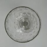 Crystal bowl with round lozenges