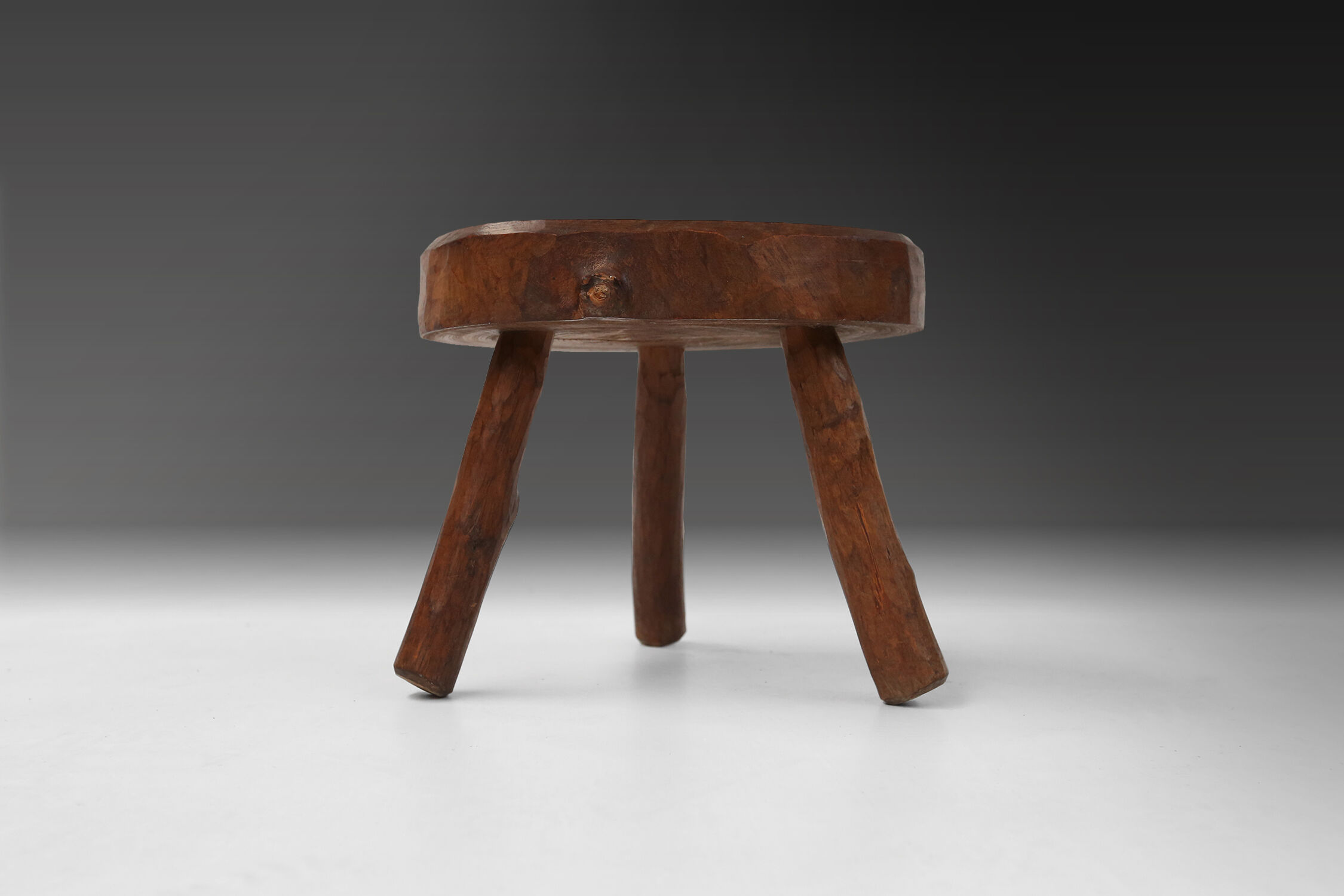 Rustic wooden stool  Ca.1935