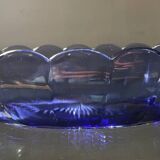 Val Saint Lambert cup in purple glass