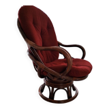 Wicker armchair
