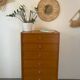 Chiffonnier/commode  6 tiroirs vintage en teck