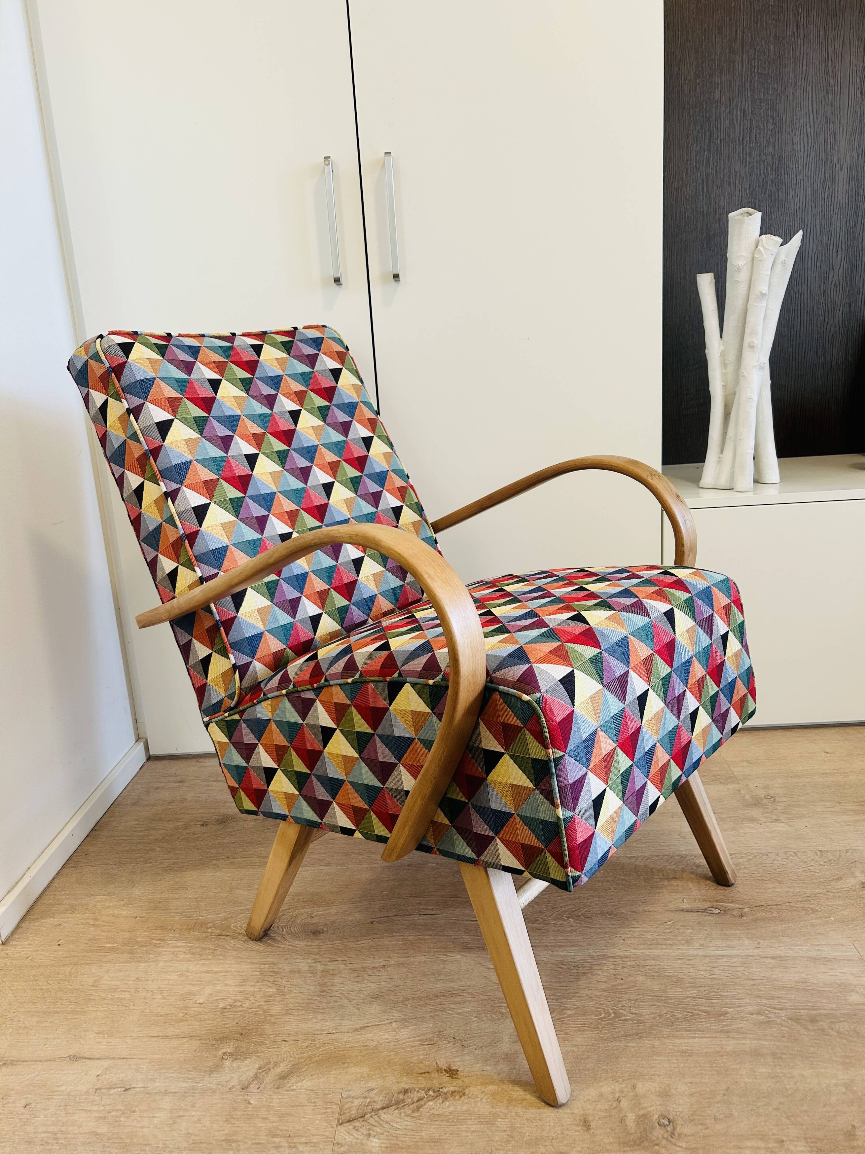 Lounge Arm Chai by Jaroslav Šmidek for Ton, Czechoslovakia 1960’s