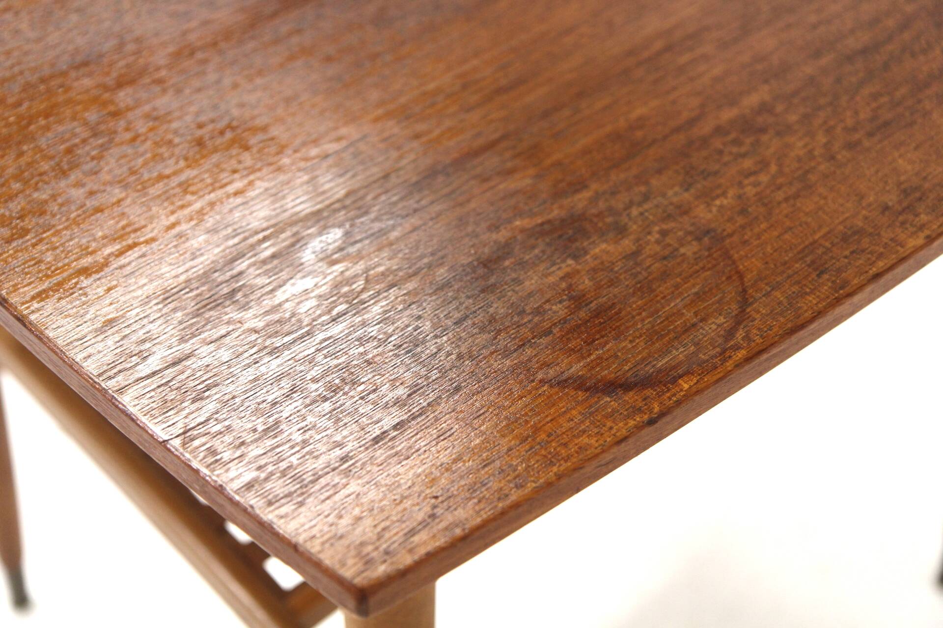 Scandinavian teak side table, Sweden, 1950.