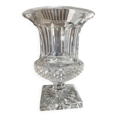 Vase Médicis en cristal de Saint-Louis – Modèle Versailles (24 cm) - É
