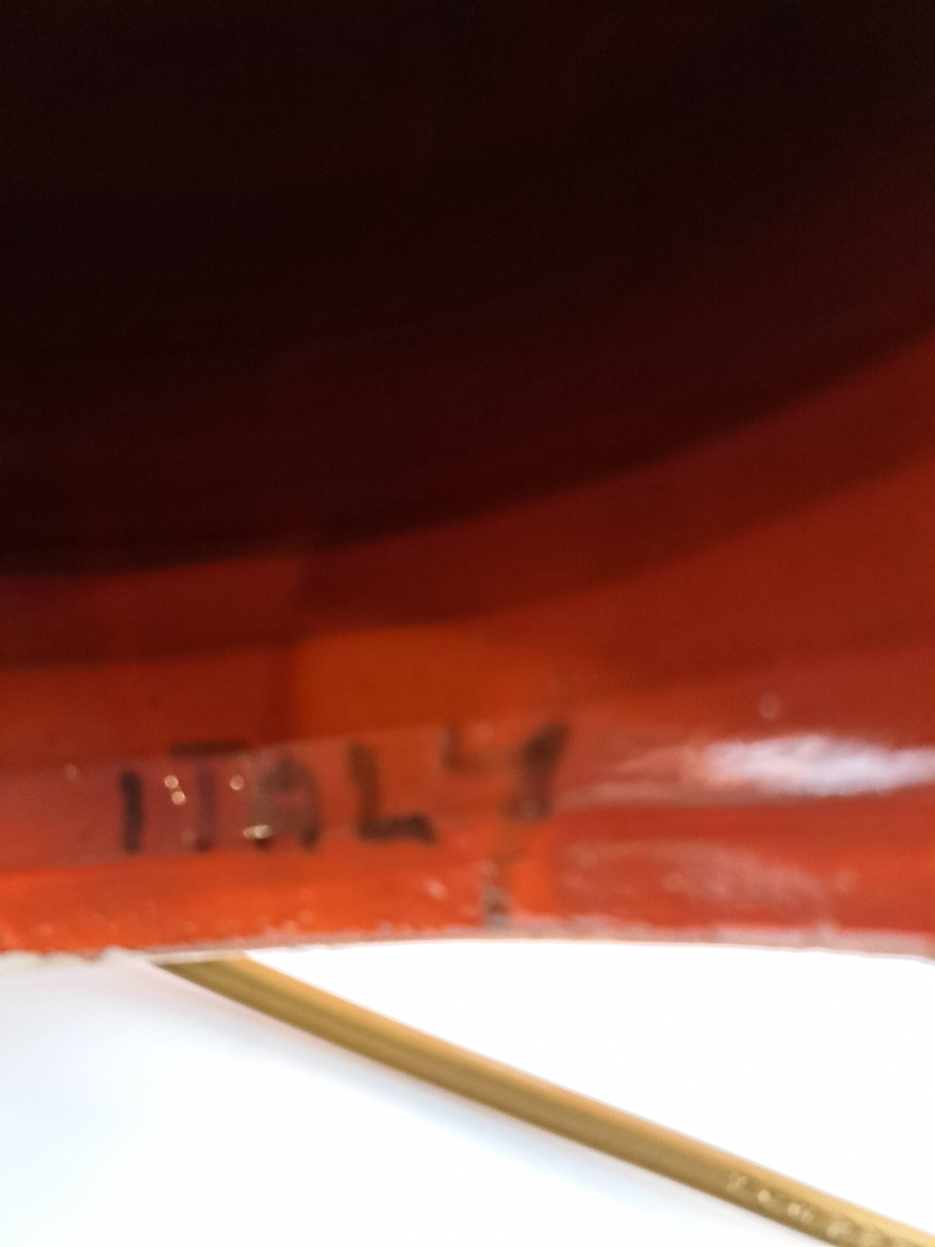 Italian ceramic lamp from the 70s